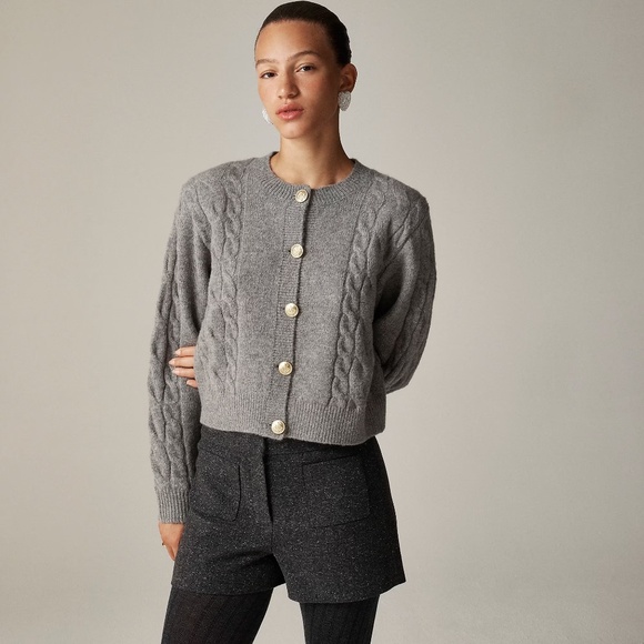 J. Crew Sweaters - J.Crew Cable-knit Cardigan